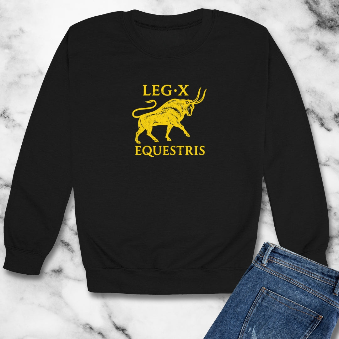 Legio X Equestris Roman Legion Unisex Heavy Crewneck Sweatshirt