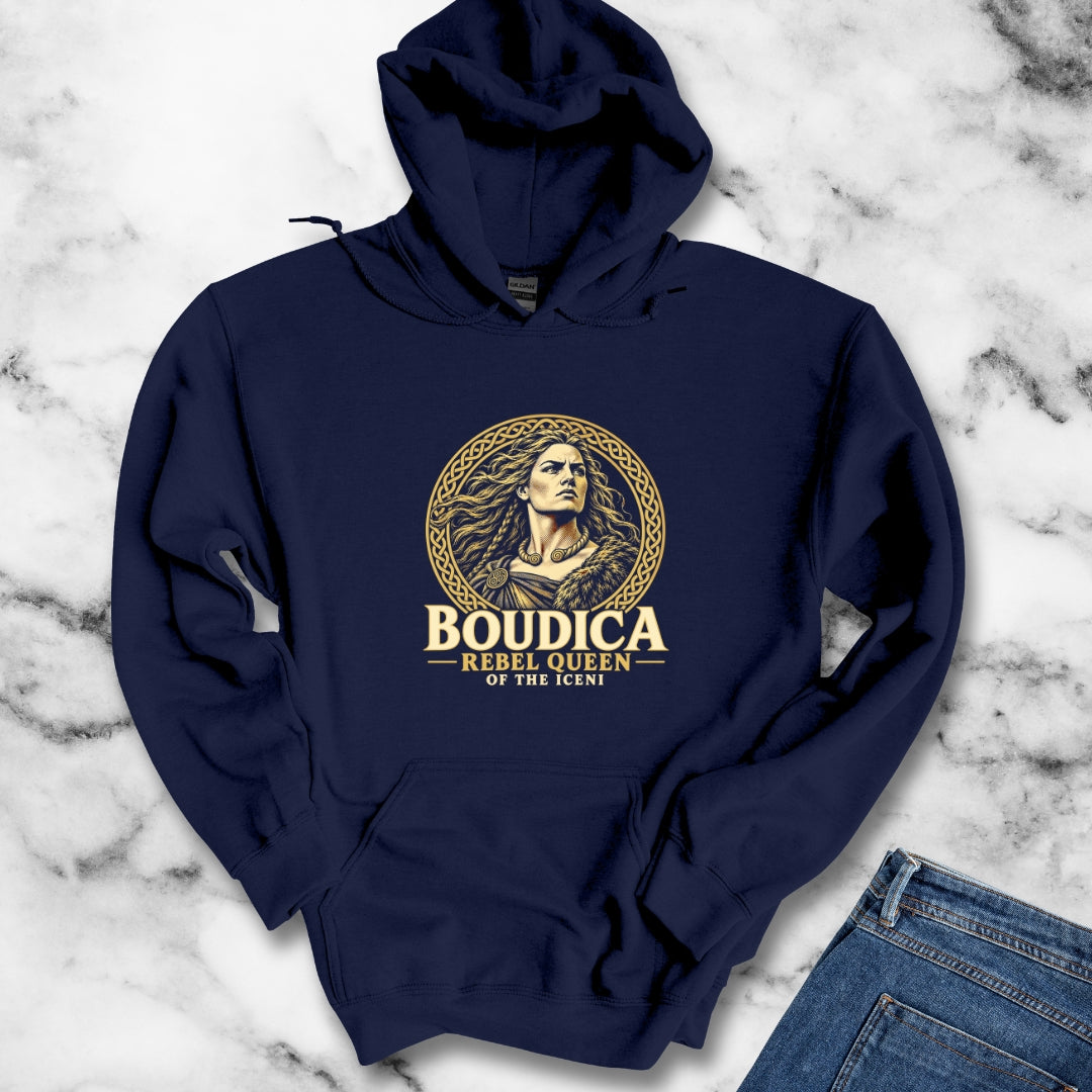 Boudica Rebel Queen Engraved Hoodie