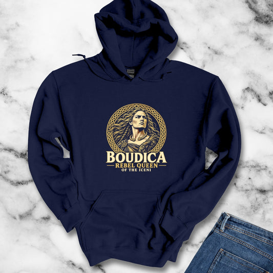 Boudica Rebel Queen Engraved Hoodie