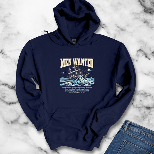 Men Wanted Shackleton Ad Hoodie