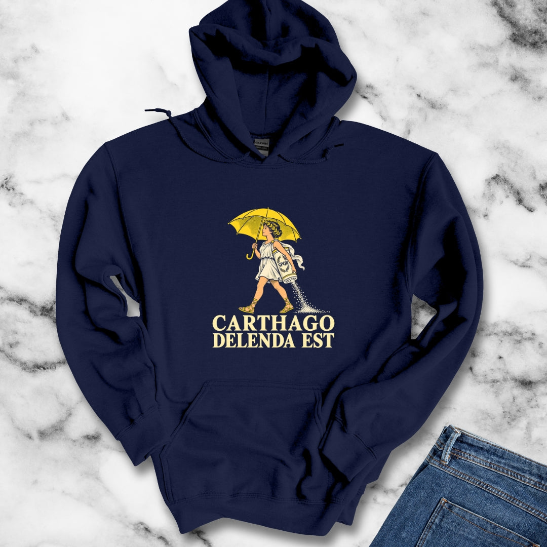 Carthago Delenda Est Salt Girl Lithograph Hoodie