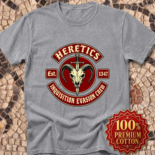 Heretics Inquisition Evasion Crew Premium Tee