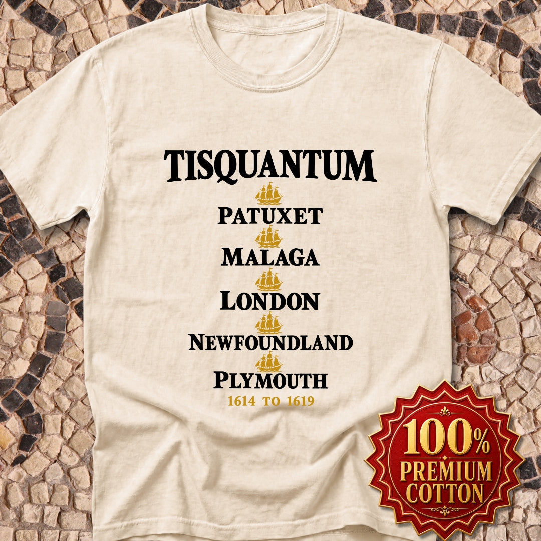 Tisquantum Route Map Premium Tee