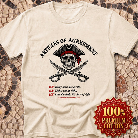 Articles of Agreement Pirate Code Premium Tee