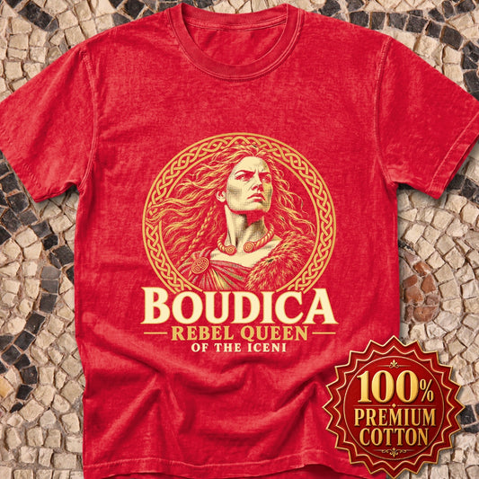 Boudica Rebel Queen Engraved Premium Tee