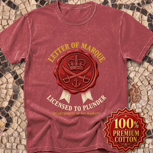Letter of Marque Licensed to Plunder Premium Tee