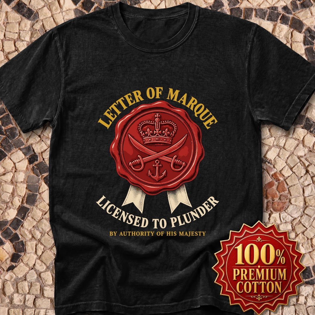 Letter of Marque Licensed to Plunder Premium Tee