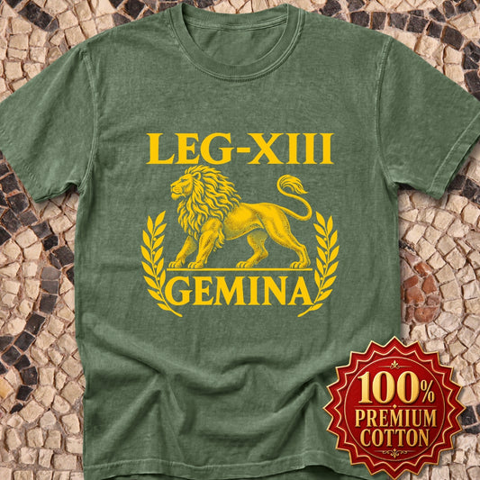 Legio XIII Gemina Lion Inscription Premium Tee