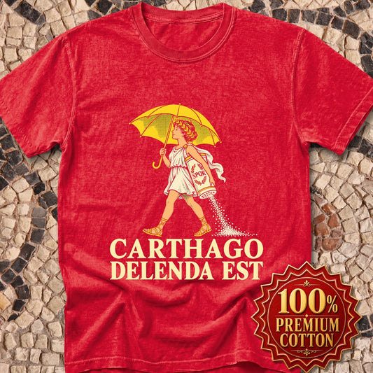 Carthago Delenda Est Salt Girl Lithograph Premium Tee