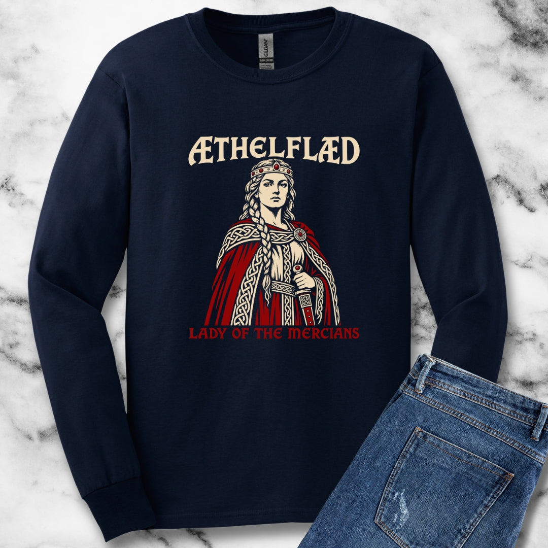 Aethelflaed Lady of the Mercians Unisex Long Sleeve Tee