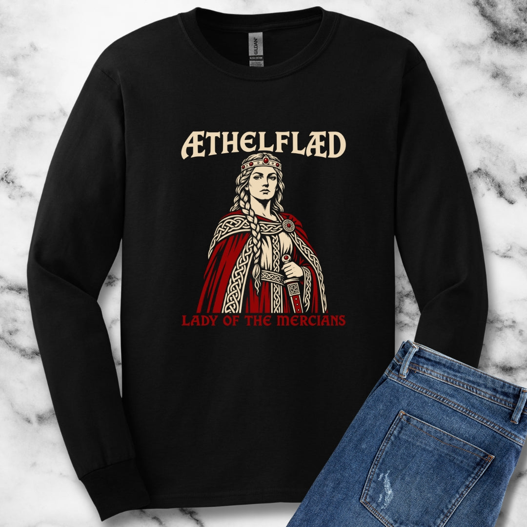 Aethelflaed Lady of the Mercians Unisex Long Sleeve Tee