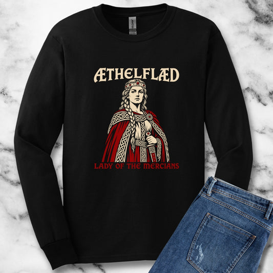 Aethelflaed Lady of the Mercians Unisex Long Sleeve Tee