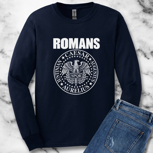 The Romans Band Insignia Unisex Long Sleeve Tee
