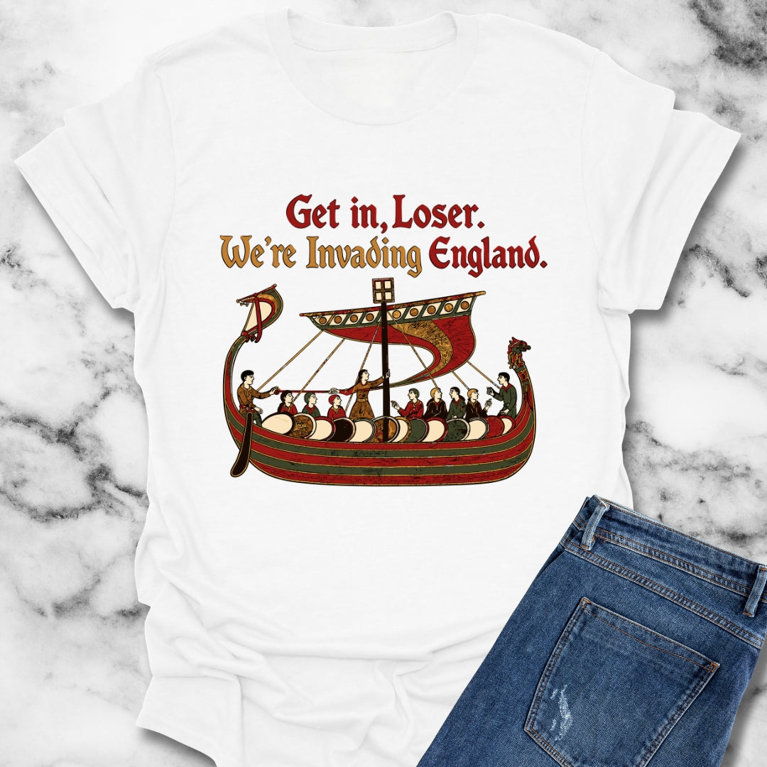 Get in Loser Norman Conquest Tapestry T-Shirt