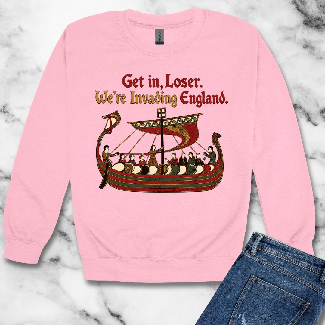 Get in Loser Norman Conquest Tapestry Unisex Heavy Crewneck Sweatshirt