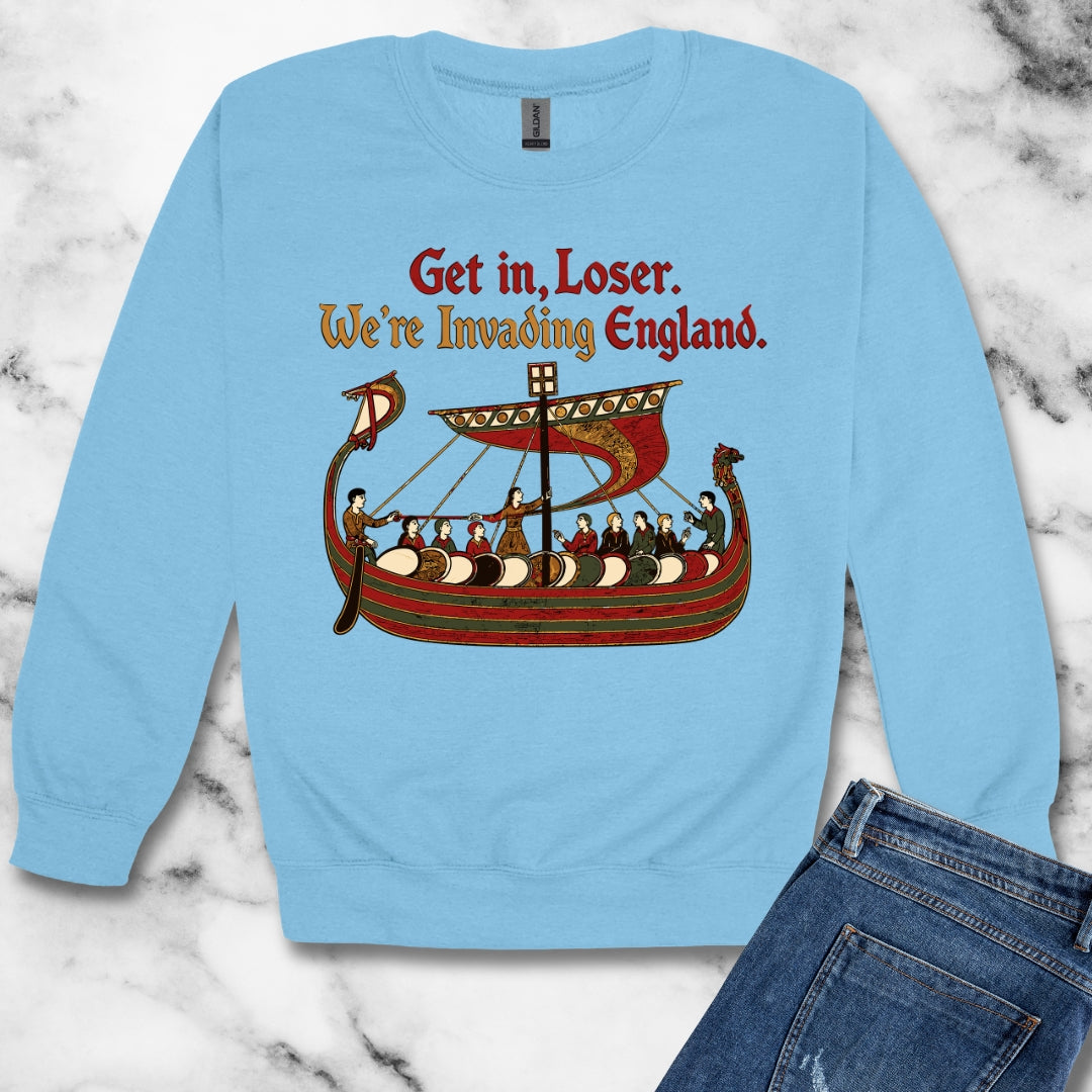 Get in Loser Norman Conquest Tapestry Unisex Heavy Crewneck Sweatshirt