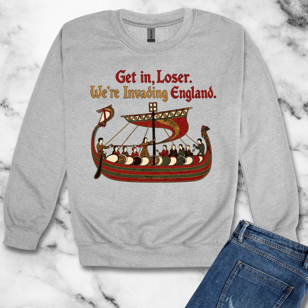 Get in Loser Norman Conquest Tapestry Unisex Heavy Crewneck Sweatshirt