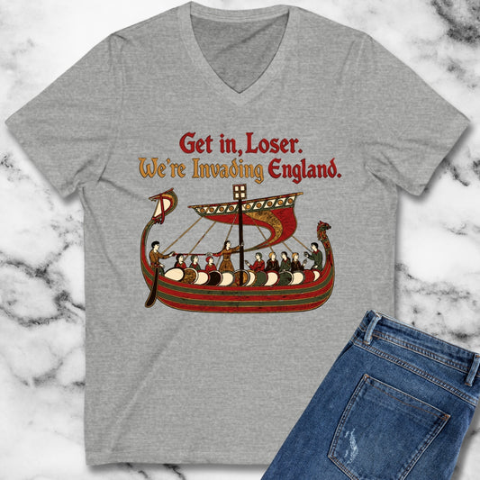 Get in Loser Norman Conquest Tapestry V-neck