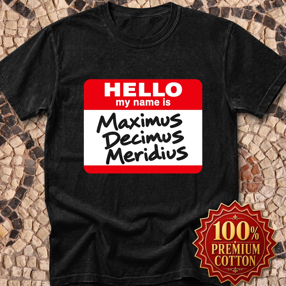 Hello, My Name Is Maximus Decimus Meridius Premium Tee