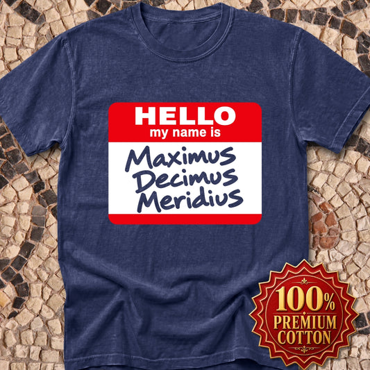 Hello, My Name Is Maximus Decimus Meridius Premium Tee