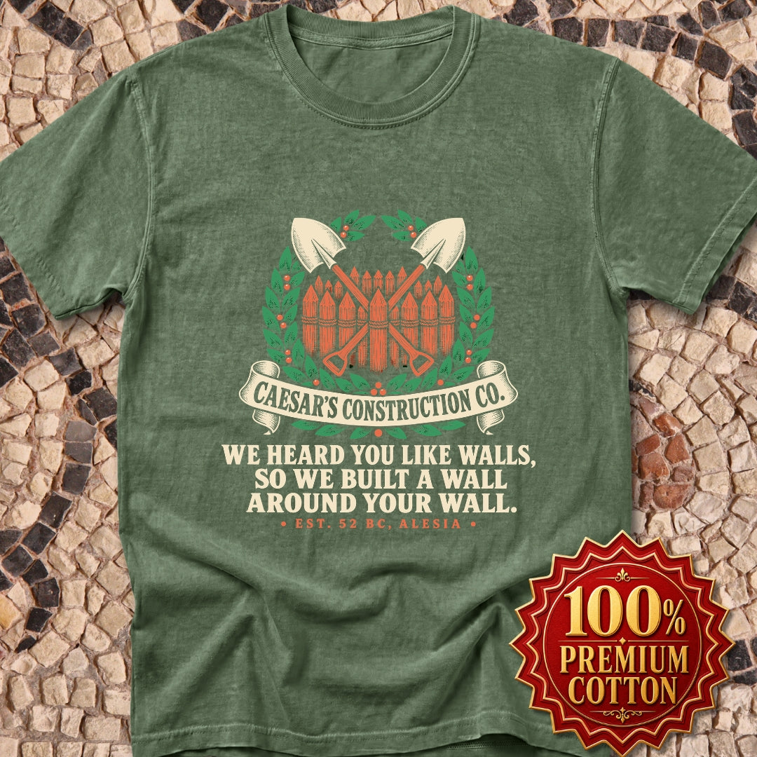 Caesar's Construction Co Crossed Shovels Premium Tee