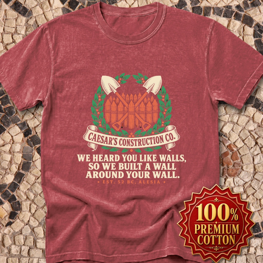 Caesar's Construction Co Crossed Shovels Premium Tee
