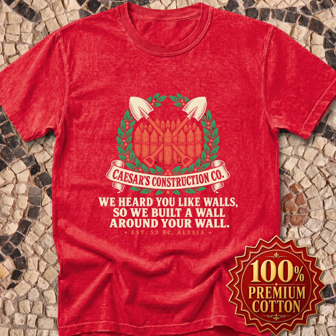 Caesar's Construction Co Crossed Shovels Premium Tee
