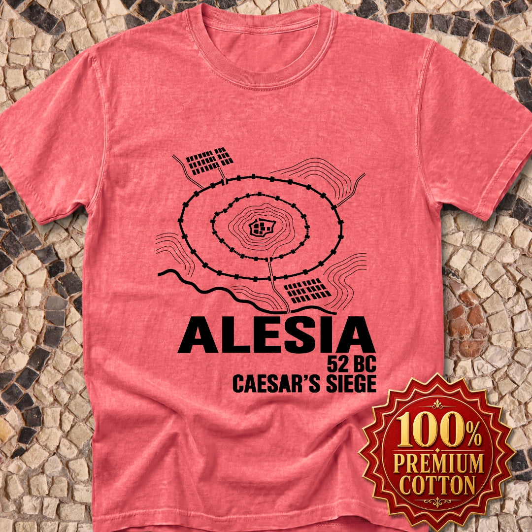 Alesia Siege Map Blueprint Premium Tee