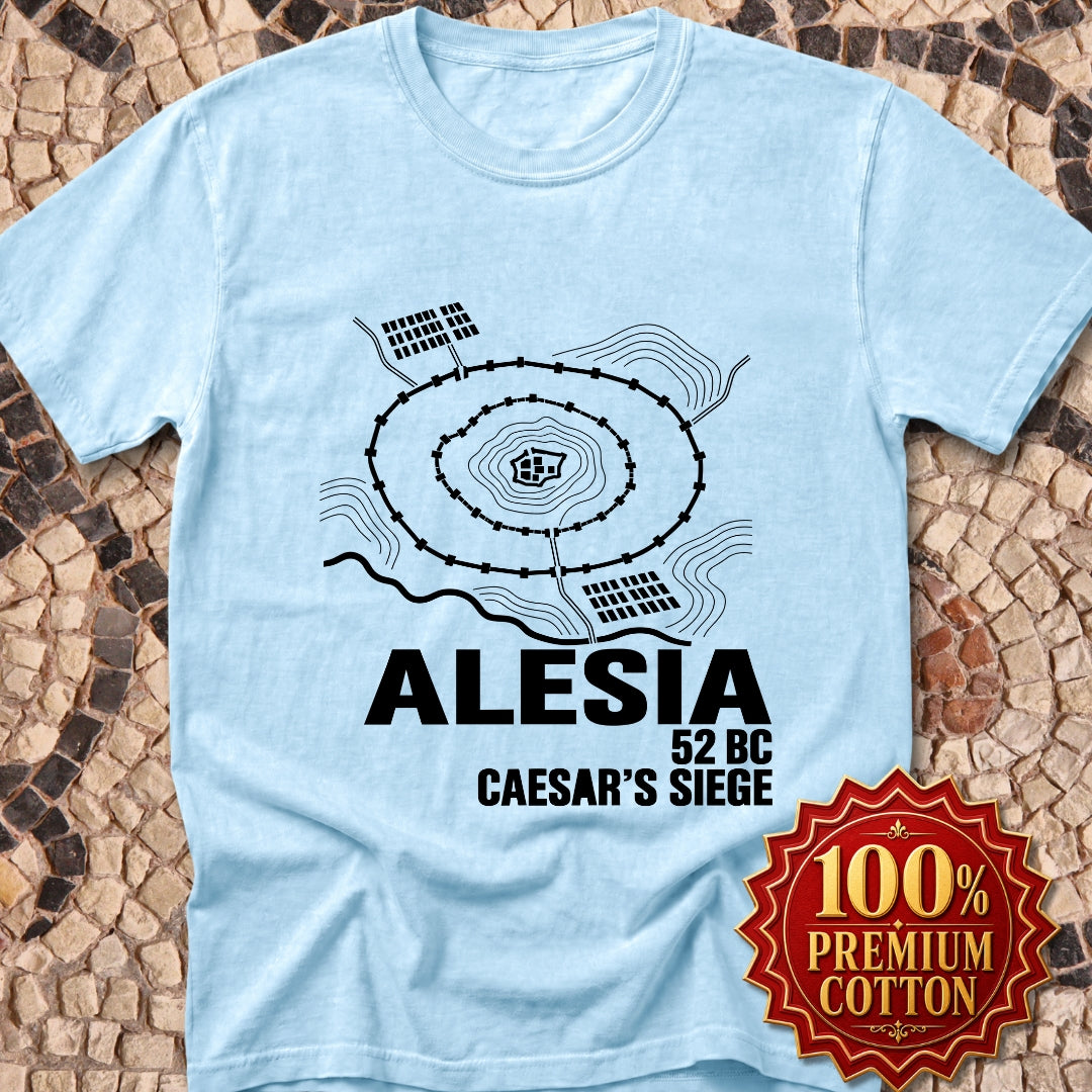 Alesia Siege Map Blueprint Premium Tee