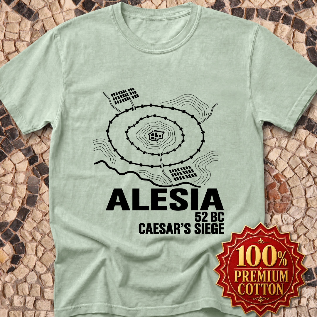 Alesia Siege Map Blueprint Premium Tee