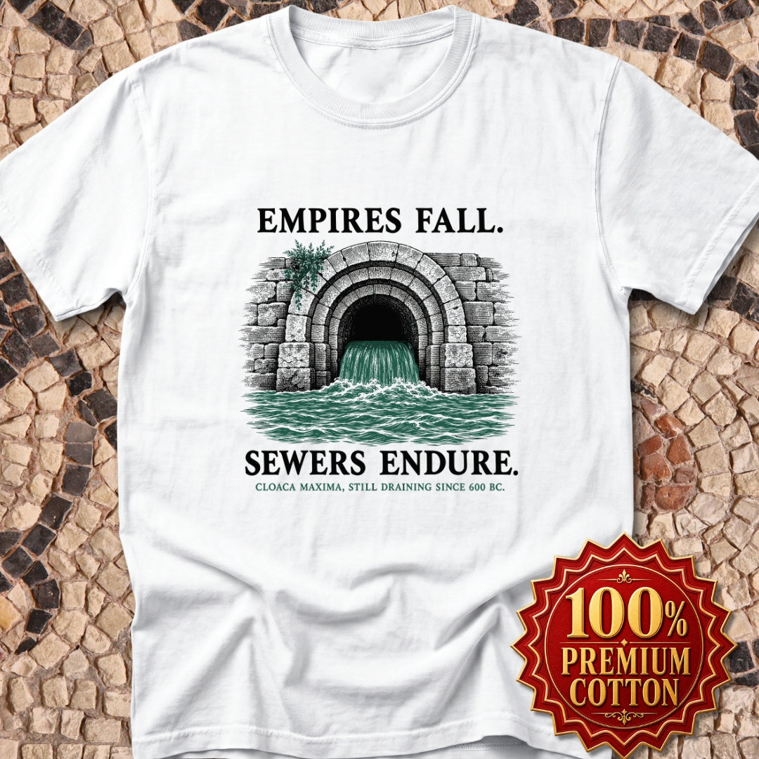Empires Fall Sewers Endure Cloaca Maxima Premium Tee