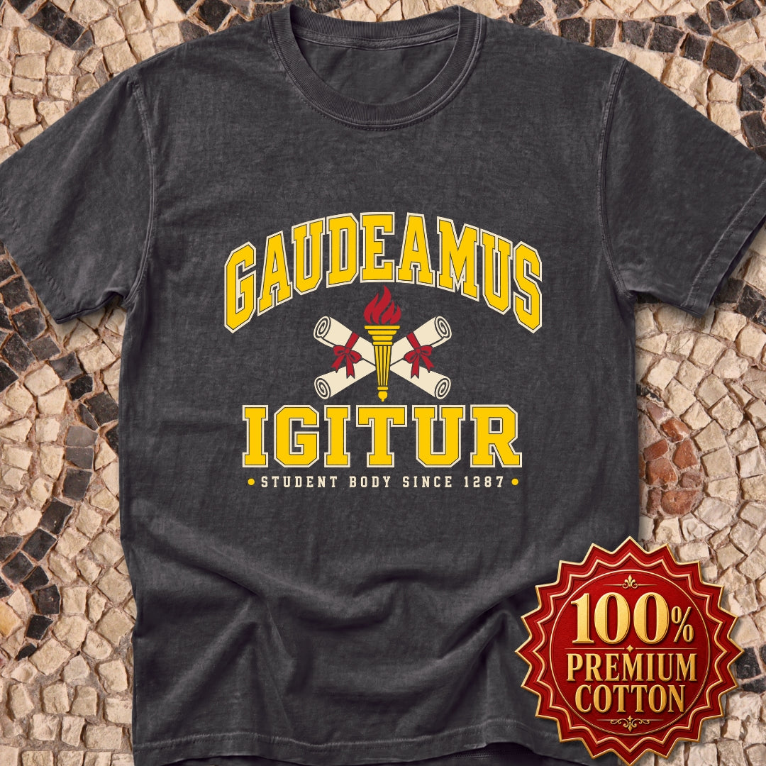 Gaudeamus Igitur Varsity Premium Tee