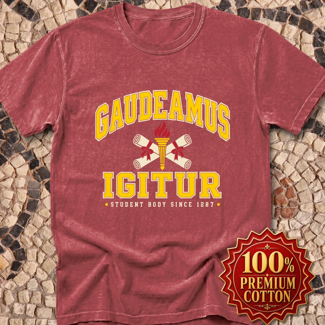 Gaudeamus Igitur Varsity Premium Tee