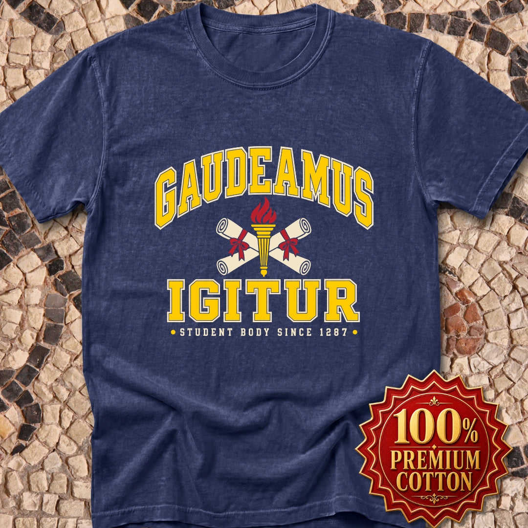 Gaudeamus Igitur Varsity Premium Tee