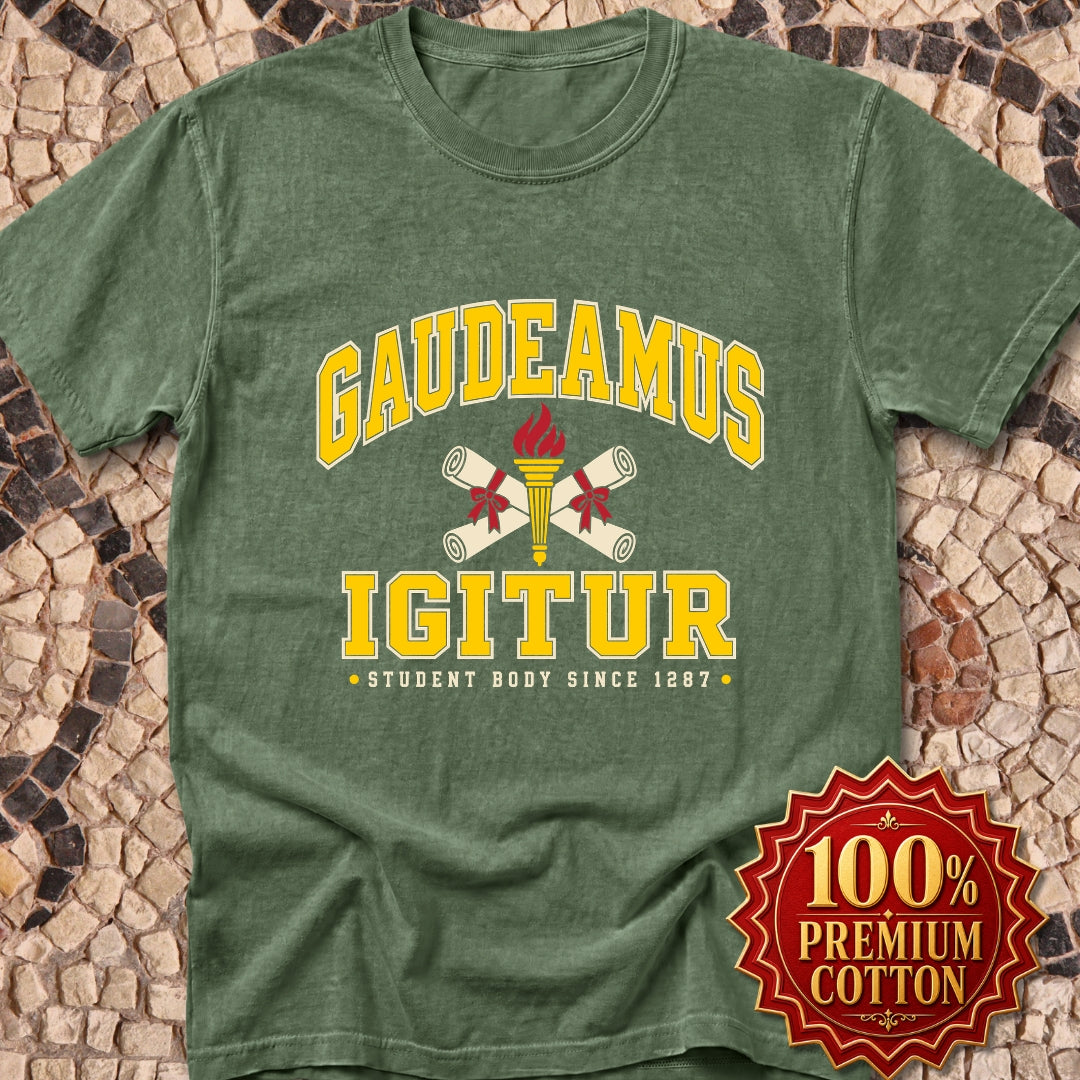 Gaudeamus Igitur Varsity Premium Tee