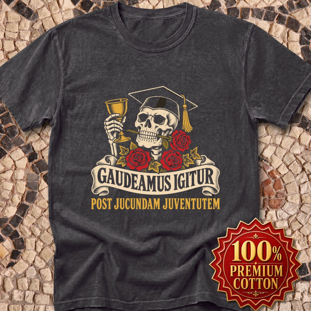 Gaudeamus Igitur Skull Premium Tee