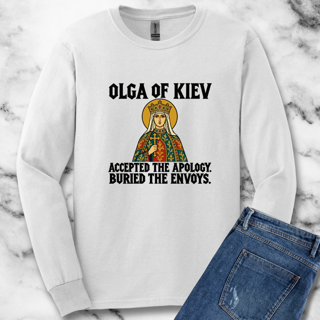 Olga of Kiev Buried the Envoys Unisex Long Sleeve Tee