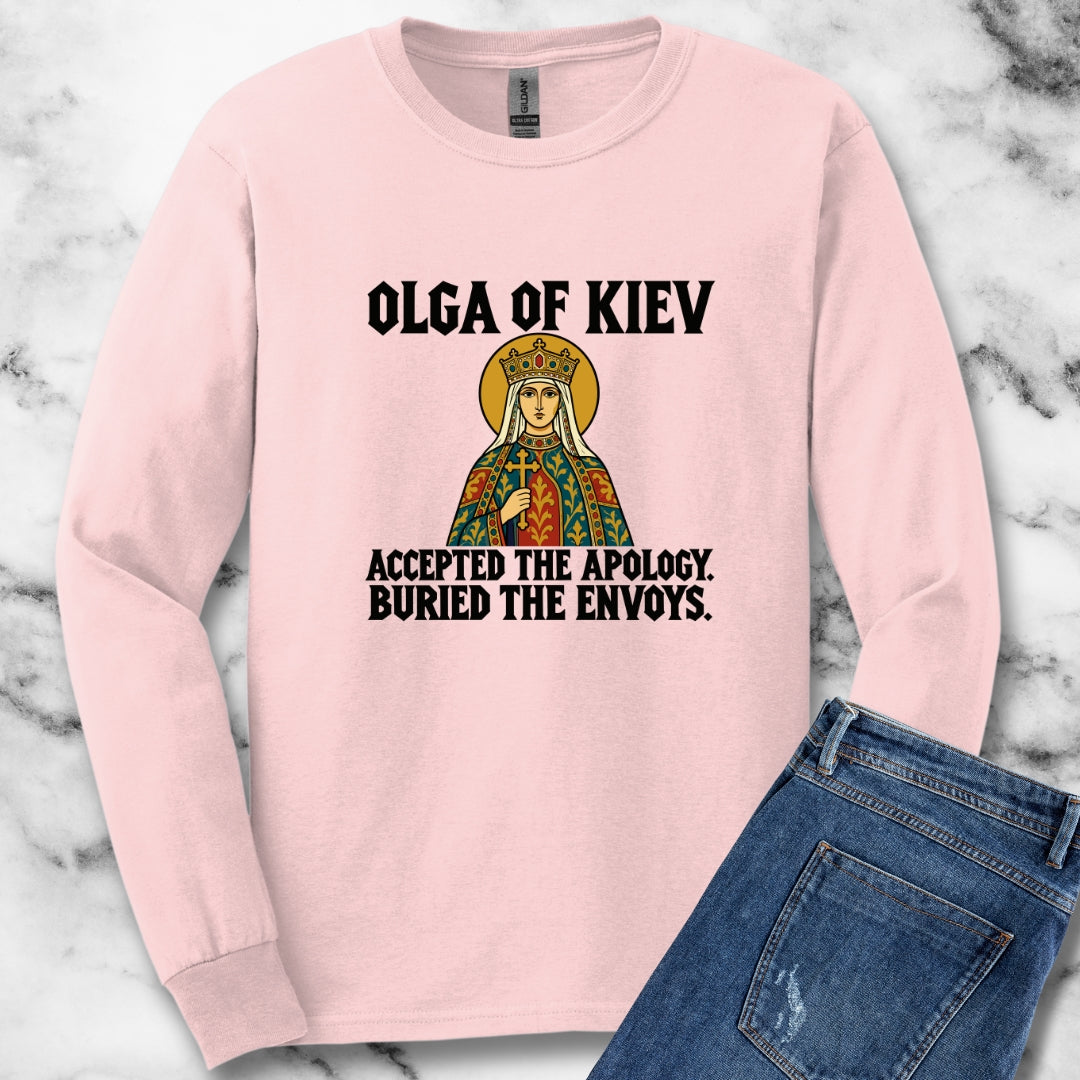 Olga of Kiev Buried the Envoys Unisex Long Sleeve Tee