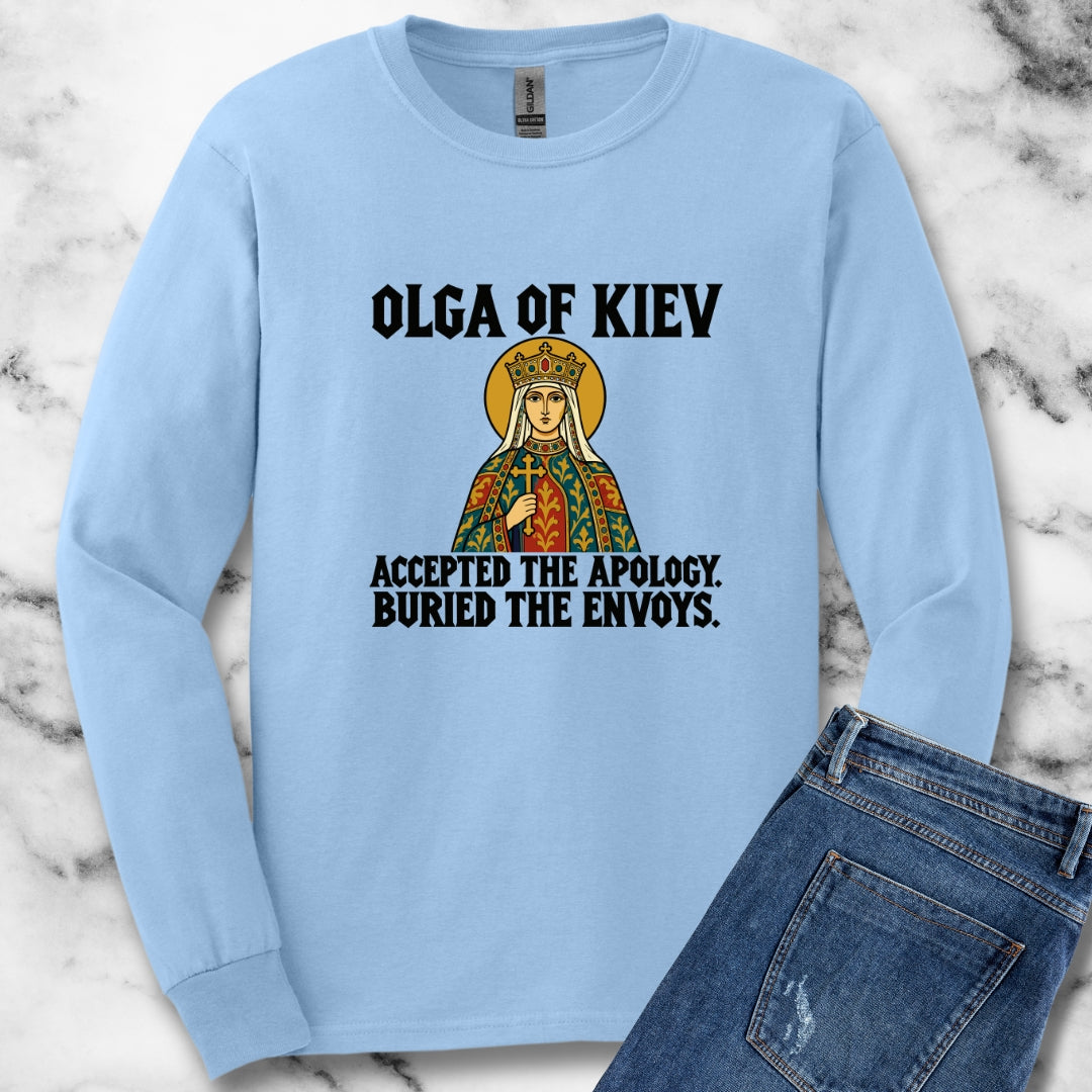 Olga of Kiev Buried the Envoys Unisex Long Sleeve Tee