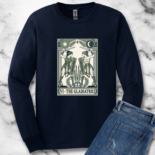 The Gladiatrici Tarot Unisex Long Sleeve Tee