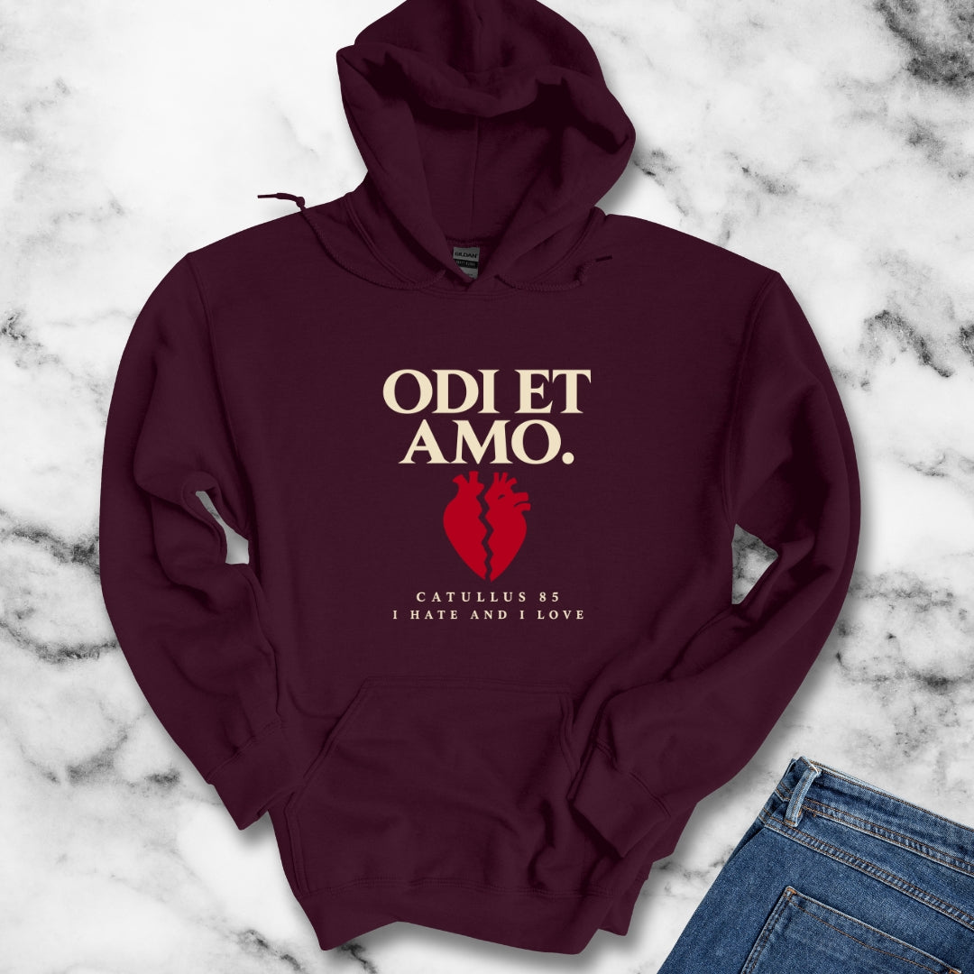Catullus 85 Odi et Amo Hoodie