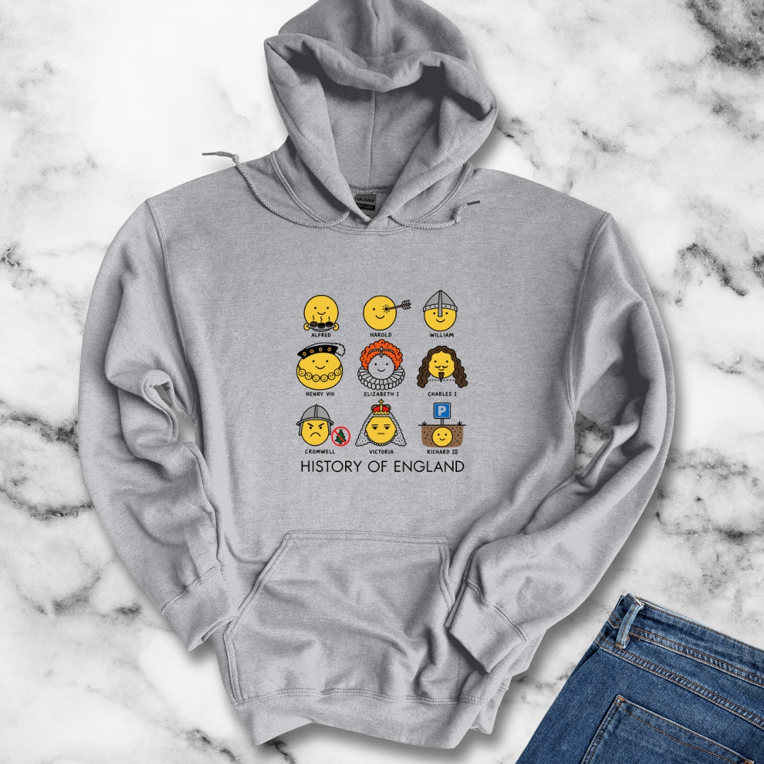 A Humorous History of England Grid Hoodie