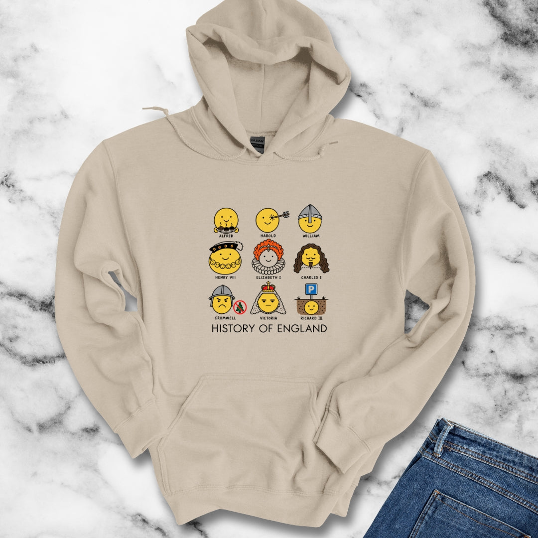 A Humorous History of England Grid Hoodie