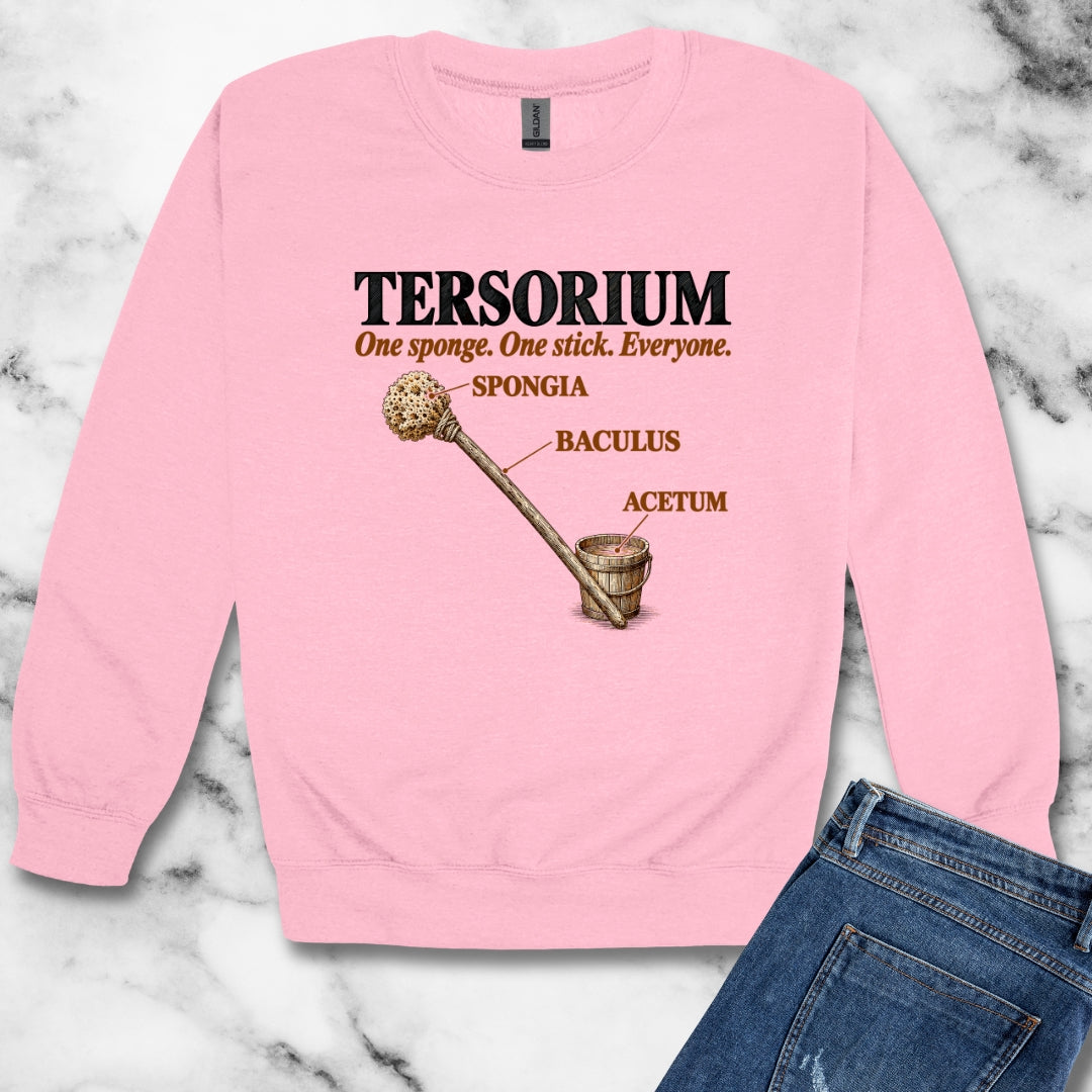 Latrine Sponge Tersorium Unisex Heavy Crewneck Sweatshirt