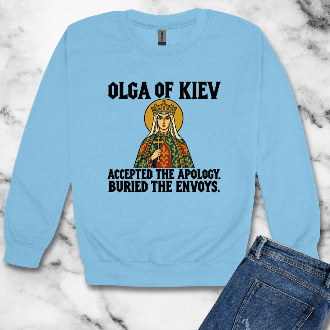 Olga of Kiev Buried the Envoys Unisex Heavy Crewneck Sweatshirt