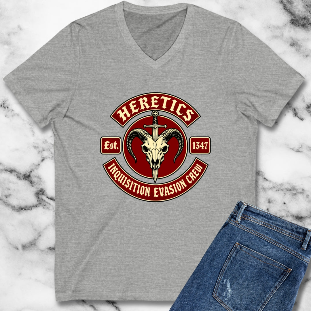Heretics Inquisition Evasion Crew V-neck
