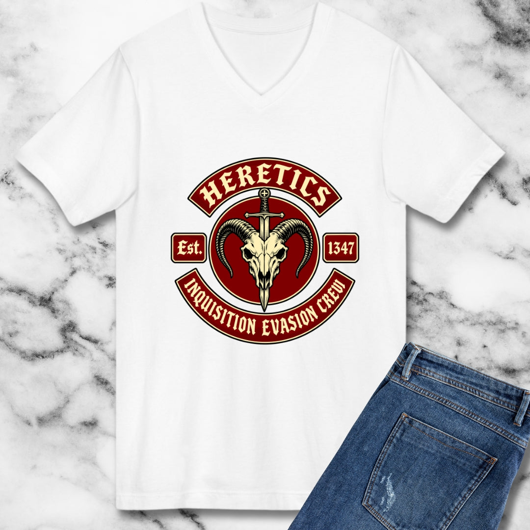 Heretics Inquisition Evasion Crew V-neck