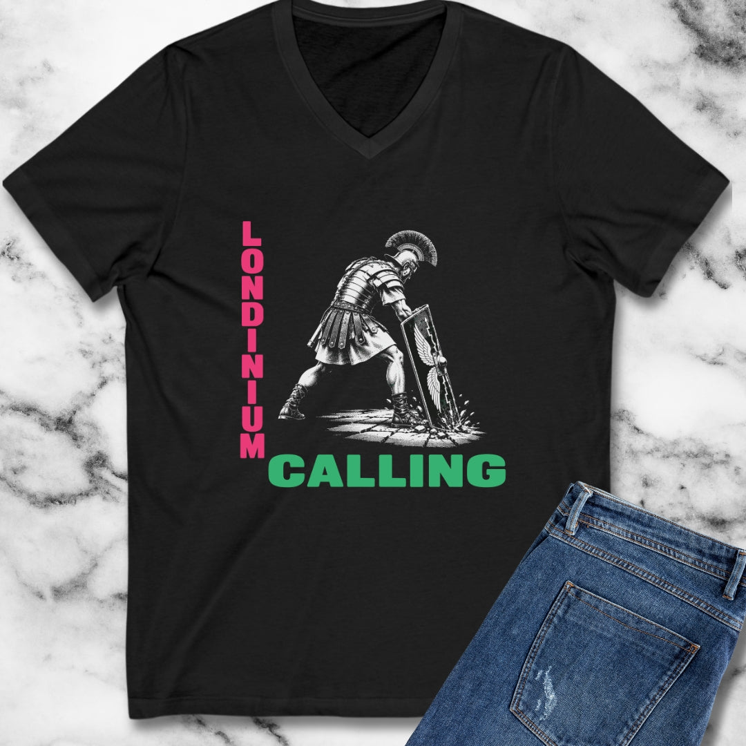 Londinium Calling Clash Parody V-Neck