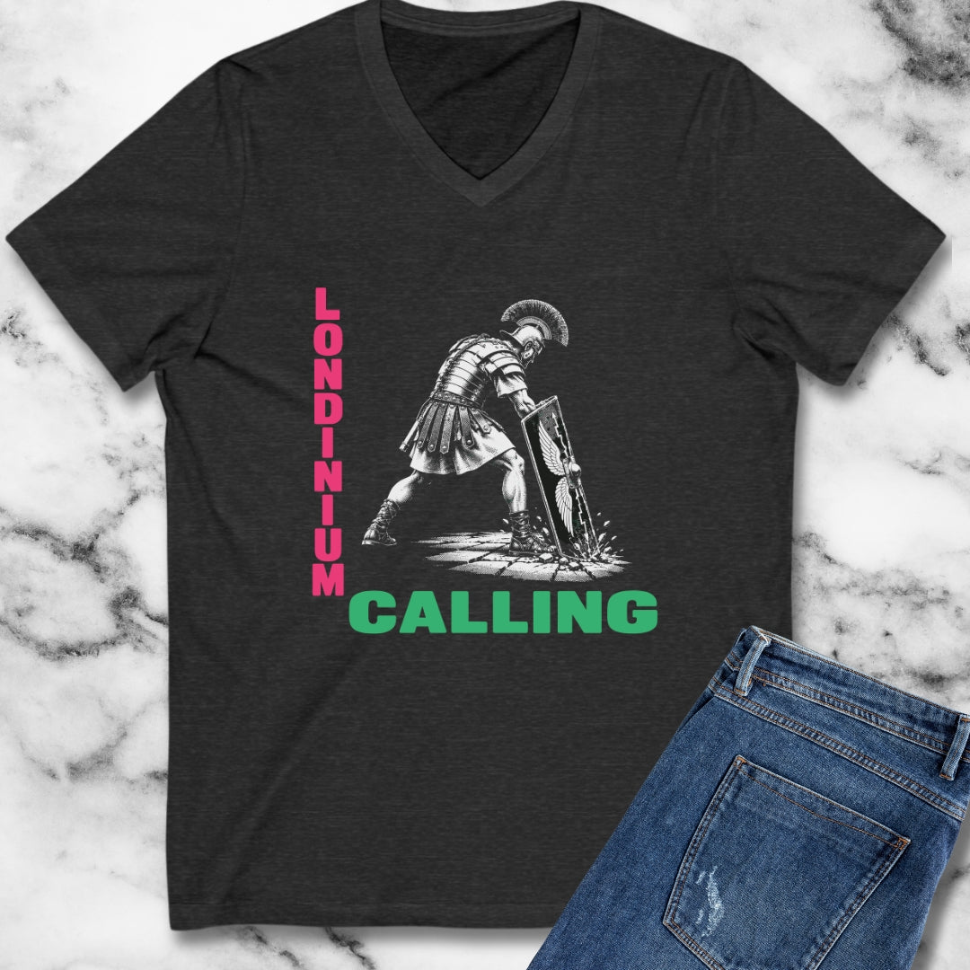 Londinium Calling Clash Parody V-Neck
