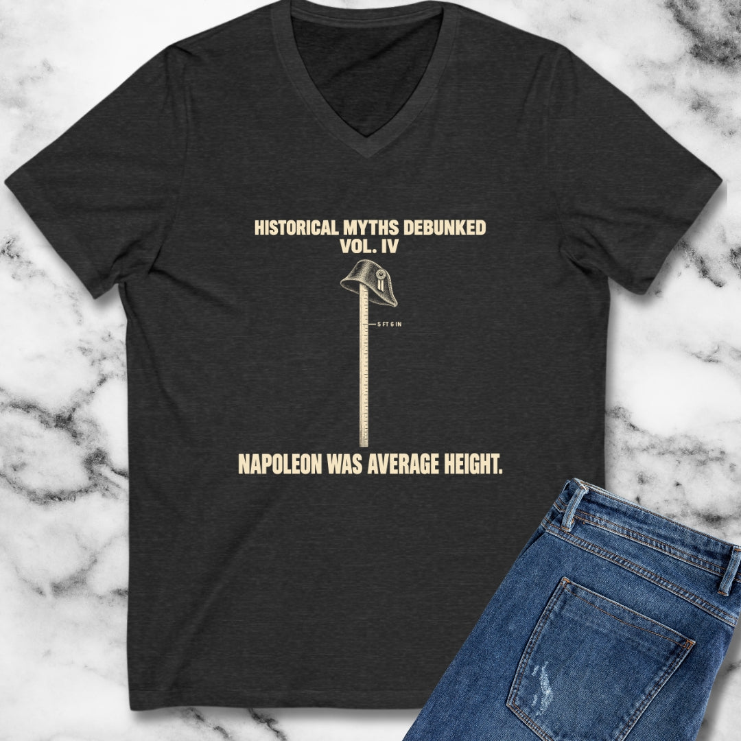 Historical Myths Debunked Vol IV Napoleon Height V-Neck